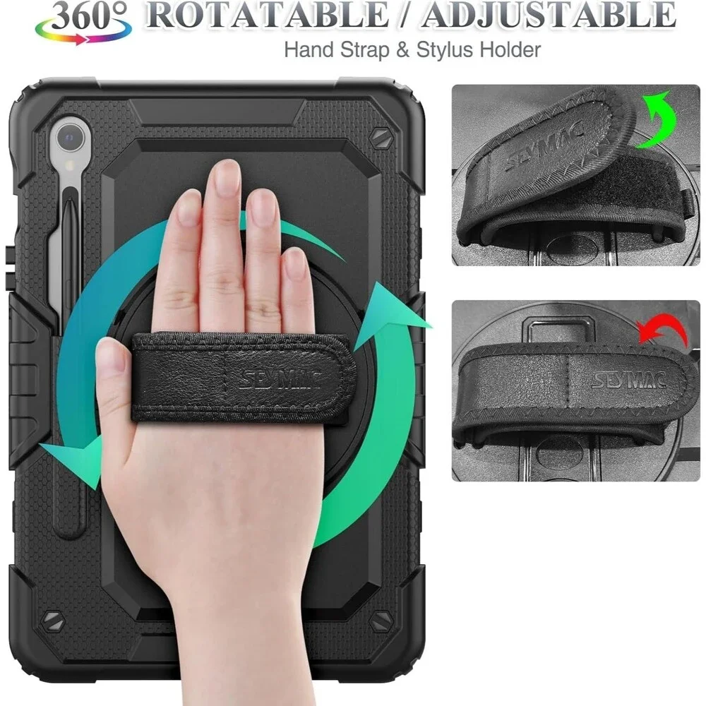 SEYMAC stock Case for Samsung Galaxy Tab S10 Lite / S10 FE / S9 FE 5G / S9 Table